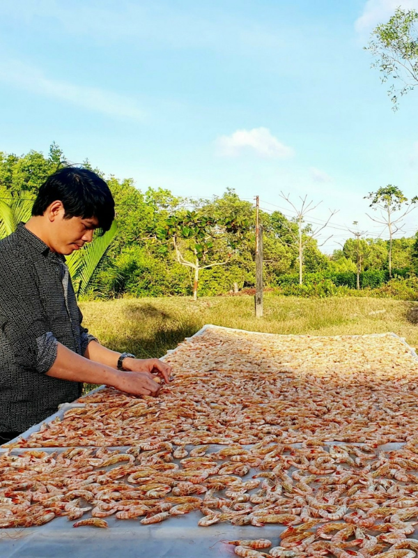 Tôm khô đất Cà Mau - Ảnh 3